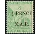 SG1. 1899 '1/2 PENCE' on 1/2d Green. Very fine fresh mint...