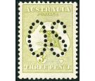 SG O5. 1913 3d Olive. 'O S'. Very fine fresh mint...