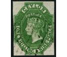 SG11. 1857 1/9 Green. Superb used with excellent colour and marg