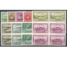 SG O162-O170.1949 1c to $1 (Set, 9 values). U/M blocks of 4...