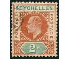 SG60a. 1906. 2c Chestnut and green. 'Dented frame'. Very fine us