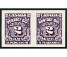 SG D19 Var. 2c Violet. 'Imperforate Pair'. Brilliant U/M mint...