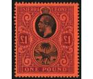 SG128. 1912 £1 Black and purple/red. Brilliant fresh mint...