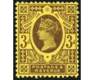 SG204. 1890 3d Purple/orange. Brilliant fresh mint...