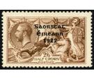 SG64b. 1922 2/6 Chocolate-breown. 'No Accent'. Superb fresh mint