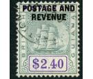 SG251. 1905 $2.40 Green and violet. Superb fine used...