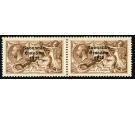 SG64c. 1922 2/6 Chocolate-brown. 'Accent Reversed'. Superb fresh