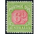 SG D110. 1936 6d Carmine and yellow-green. Superb fresh well cen