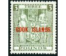 SG123b. 1936 Â£3 Green. Brilliant fresh U/M mint...