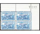 SG554. 1934 7d Light blue. Choice superb fresh U/M top corner sh