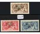 SG44-46. 1922 Set of 3. Choice superb fresh mint...