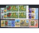 SG92-105. 1964 Set of 14. Brilliant U/M mint with blocks...