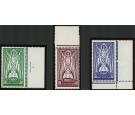 SG102-104. 1937 Set of 3. Brilliant fresh U/M mint...