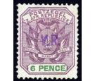 SG6. 1900 6d Lilac and green. Superb fresh well centred unused..