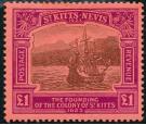 SG60. 1923 £1 Black and purple/red. Superb fresh mint...