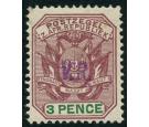 SG5. 1900 3d Purple and green. Very fine fresh mint...