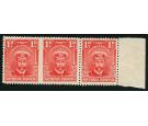 SG2a. 1924 1d Bright rose. 'Imperforate Between, Horizontal Pair