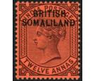 SG9a. 1903 12a Purple/red. 'BR1TISH' for 'BRITISH'. Brilliant...