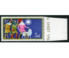 SG813c. 1969 5d Multicoloured. 'Gold Omitted'. U/M mint marginal