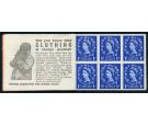 SG571b. 1958 1d Ultramarine. 'Part Perforate Pane'. U/M mint...