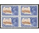 SG115a. 1935 3d Brown and deep blue. 'Extra Flagstaff'. Superb f