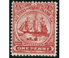 SG102w. 1900 1d Red. 'Watermark Inverted'. Superb fresh mint...