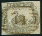 SG19. 1859 6d Grey-black. Very fine used...