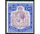 SG99e. 1919 £10 Purple and royal blue. Superb fresh mint with v