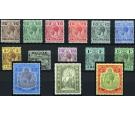 SG69-88. 1914 Set of 12. Superb fresh mint...