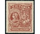 SG354. 1897 2 1/2d Red-brown. Superb fresh U/M mint...