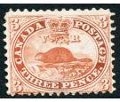 SG26. 1859 3d Red. Brilliant fresh mint...