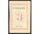 SG30. 1886 3d Rose. Brilliant fresh mint with original corner...