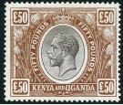 SG103. 1922 £50 Black and brown. Very choice superb fresh mint.