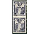 SG291b. 1934 4c Slate-violet. 'Imperforate Horizontally, Vertica