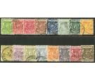 SG65-79. 1896. Set of 15. Superb fine used...