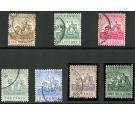 SG163-169. 1909 Set of 7. Very fine used...