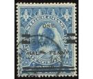 SG65. 1894 1/2d on 2 1/2d Blue. Brilliant fine used...