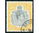 SG120d. 1947 12/6 Grey and yellow. Superb fine used...