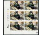 SG1272a. 1985 17p Multicoloured. 'Imperforate Block of Six'. U/M