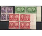 SG271-273. 1927 Set of 3. Brilliant fresh U/M mint blocks of 4..