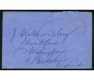 SG FR2. 'RED FRANK'. 1876 Superb full strike on cover to England