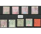 SG20-28. 1894 Set of 9. Superb fine used...