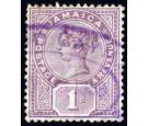 SG Z2. 1889 1d Purple and mauve of Jamaica. Superb used...