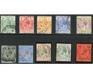 SG101-110. 1913 Set of 10. Superb used...