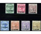 SG15s-21s. 1889 Set of 7 'SPECIMEN'. All superb U/M mint...