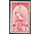 SG552. 1932 1d + 1d Carmine. Brilliant fresh U/M mint...