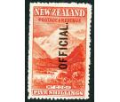 SG O67. 1907 5/- Deep red. 'OFFICIAL'. Superb fresh well centred