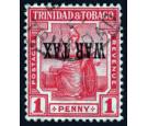 SG176a. 1917 1d Red 'Overprint Inverted'. Superb fine used......