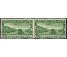 SG193a. 1931 50c Green. 'Imperforate Between, Horizontal Pair'. 