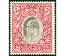 SG30. 1907 5r Grey and red. Choice superb fresh mint...